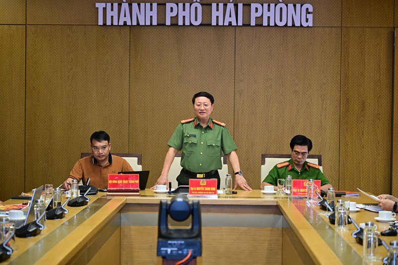 Chuẩn bị chu đáo để tổ chức Chung kết Hội thi lực lượng tham gia bảo vệ ANTT ở cơ sở giỏi toàn quốc lần thứ I, năm 2026 tại thành phố Hải Phòng
